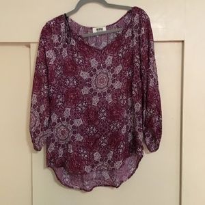 Mari Billow Sleeve Blouse